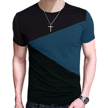 Load image into Gallery viewer, T Shirt Slim Fit O Neck tshirts Men Short Sleeve Casual Tee Tops