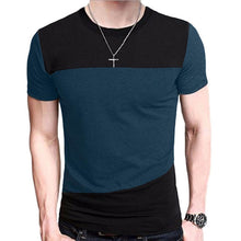 Load image into Gallery viewer, T Shirt Slim Fit O Neck tshirts Men Short Sleeve Casual Tee Tops