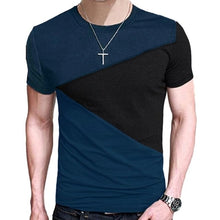 Load image into Gallery viewer, T Shirt Slim Fit O Neck tshirts Men Short Sleeve Casual Tee Tops