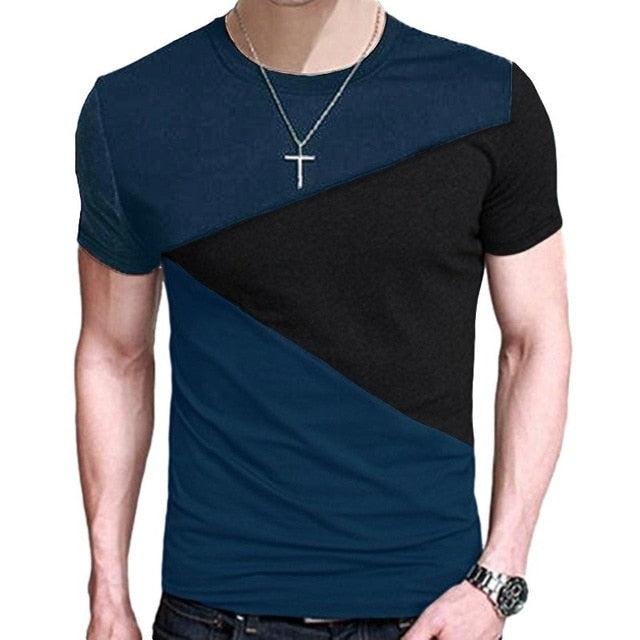 T Shirt Slim Fit O Neck tshirts Men Short Sleeve Casual Tee Tops