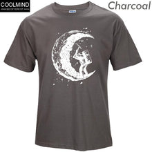 Load image into Gallery viewer, the moon print casual mens o-neck t shirts