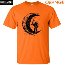 Load image into Gallery viewer, the moon print casual mens o-neck t shirts