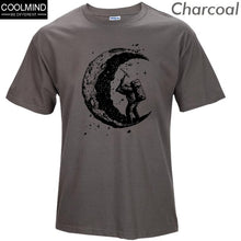 Load image into Gallery viewer, the moon print casual mens o-neck t shirts