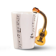 Load image into Gallery viewer, Novelty Guitar Ceramic Mug