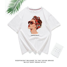 Load image into Gallery viewer, Harajuku White T shirt Women