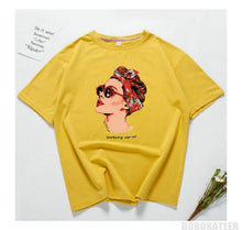 Load image into Gallery viewer, Harajuku White T shirt Women