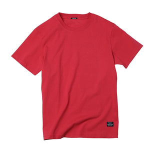 New T-Shirt Men 100% Cotton Solid Color Casual t shirt