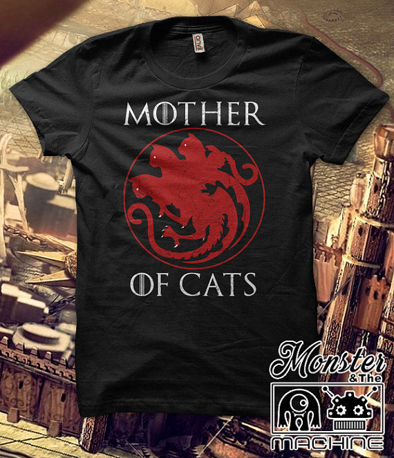 Mother of Cats harajuku Tees Tshirts