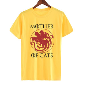 Mother of Cats harajuku Tees Tshirts