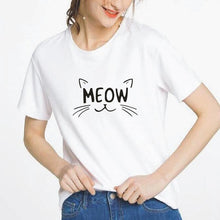 Load image into Gallery viewer, Summer New Fashion O-neck Short Sleeve Printed Cotton Tshirt