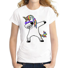 Load image into Gallery viewer, Stefan janoski Poleras De Mujer Moda 2019 Unicorn Printing T Shirt Women Harajuku Kawaii Plus Streetwear Ulzzang Camisas Mujer